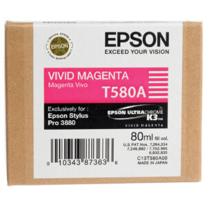 Epson Inktpatroon T580A00 - Vivid Magenta (Pro 3880) (origineel)