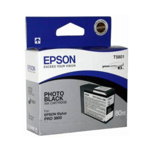 Epson Inktpatroon T580100 - Photo Black/Foto Zwart (Pro 3800/3880) (origineel)