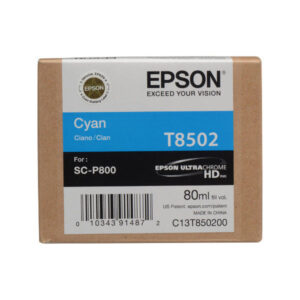 Epson Inktpatroon T8502 Cyan UltraChrome