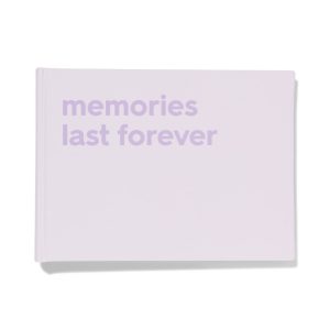 HEMA Fotoboek 18x24 linnen lila