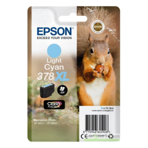Epson 378XL Claria Inktpatroon Licht Cyaan