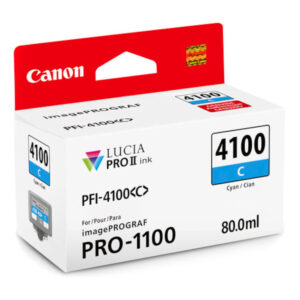 Canon inktpatroon PFI-4100C voor PRO-1100 Printer - Cyaan