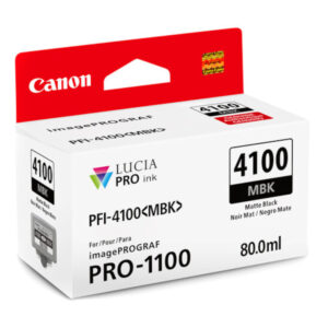 Canon inktpatroon PFI-4100MBK voor PRO-1100 Printer - Mat Zwart