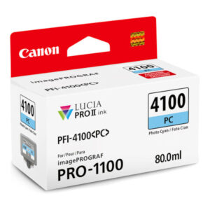 Canon inktpatroon PFI-4100PC voor PRO-1100 Printer - Foto Cyaan