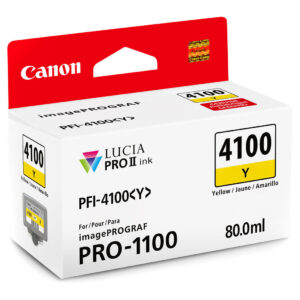 Canon inktpatroon PFI-4100Y voor PRO-1100 Printer - Geel
