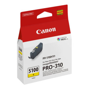 Canon Inktpatroon PFI-5100MBK Geel voor ImagePrograf PRO-310