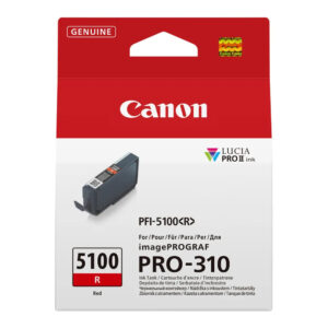 Canon Inktpatroon PFI-5100MBK inkt Rood voor ImagePrograf PRO-310