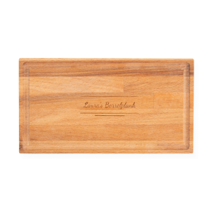 Borrelplank Small rechthoek sapgeul 22x12 cm