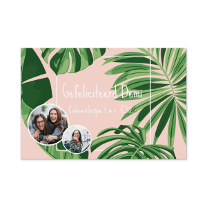 Cadeaucheque 90x60 Liggend