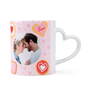 Mok met foto Hart