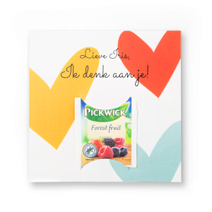 Kaart Met Theezakje 14x14 Vierkant