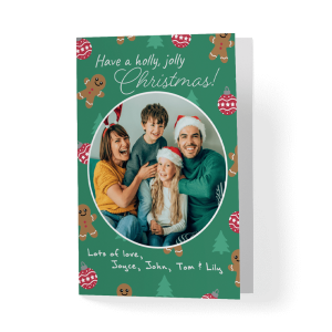 Kerstkaart Dubbel A4 Staand (per stuk)