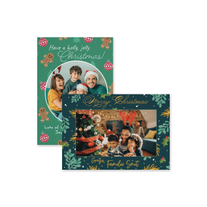 Kerstkaarten Enkel A6 Liggend (8 st)