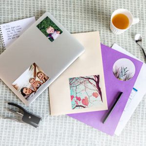 Grote stickers rond 9cm - Set van 6