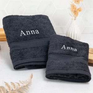 Handdoeken Set Donkergrijs