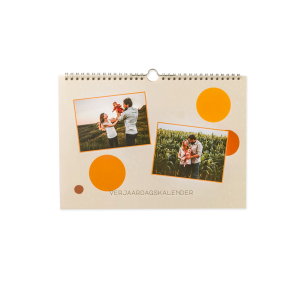 Verjaardagskalender A4 Liggend
