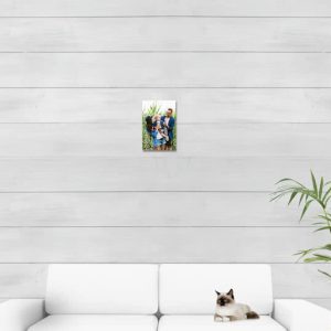 Foto op hout 20 x 30 cm