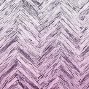 Fotobehang - Herringbone Pink 100x250cm - Vliesbehang