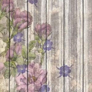 Fotobehang - Vintage Rose 500x250cm - Vliesbehang