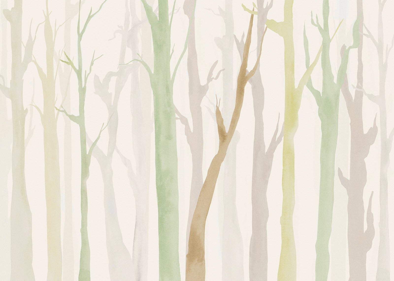 Fotobehang - Shadow Woods 350x250cm - Vliesbehang 1 Fotobehang - Shadow Woods 350x250cm - Vliesbehang