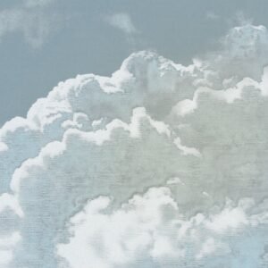 Fotobehang - Vintage Clouds 250x250cm - Vliesbehang