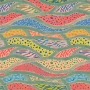 Fotobehang - Wave Symphony 350x250cm - Vliesbehang