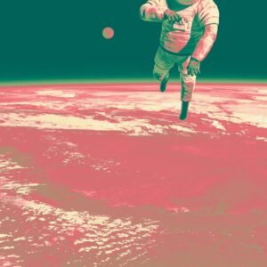 Fotobehang - Spacewalk 200x280cm - Vliesbehang