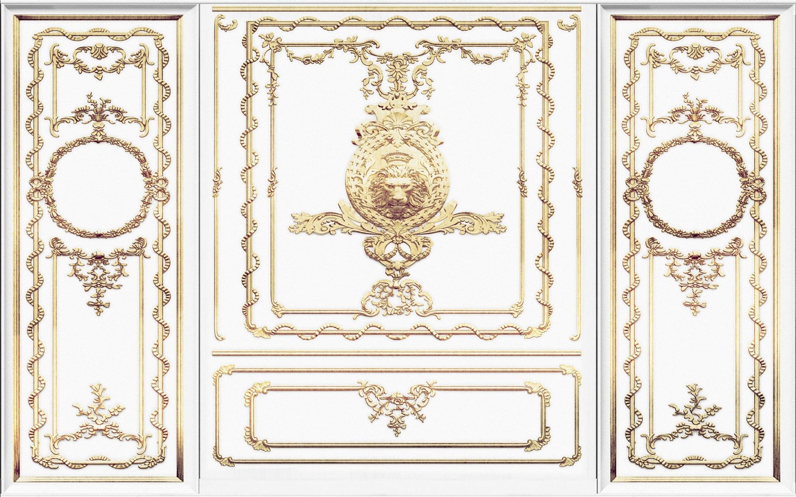 Fotobehang - Roaring Royal 400x250cm - Vliesbehang 1 Fotobehang - Roaring Royal 400x250cm - Vliesbehang
