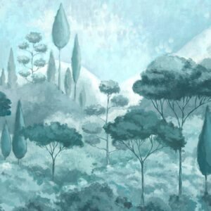 Fotobehang - Soothing Scenery 400x250cm - Vliesbehang