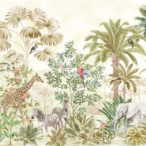 Fotobehang - Wild Wonderland 300x250cm - Vliesbehang