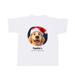 T-shirt met AI kinderen wit achterkant 12 - 14 jaar