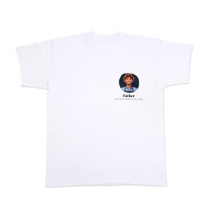 T-shirt met AI wit voorkant L