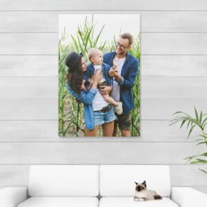 Foto op geborsteld aluminium 80 x 120 cm