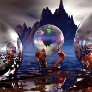 Fotobehang - Crystal Vision 375x250cm - Vliesbehang