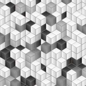 Fotobehang - Cube Blocks 225x250cm - Vliesbehang