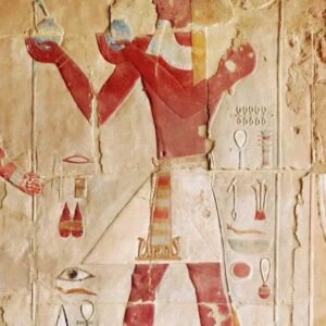 Fotobehang - Egypt Painting 150x250cm - Vliesbehang