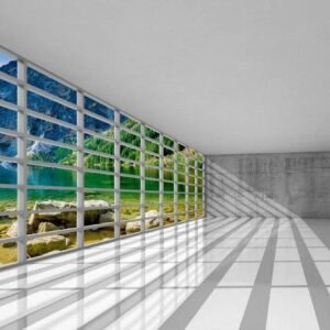 Fotobehang - Empty Interior 375x250cm - Vliesbehang