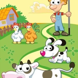 Fotobehang - Farm 150x250cm - Vliesbehang