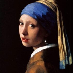 Fotobehang - Girl With Earring 225x250cm - Vliesbehang