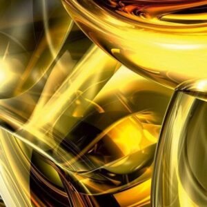 Fotobehang - Golden Wires 150x250cm - Vliesbehang