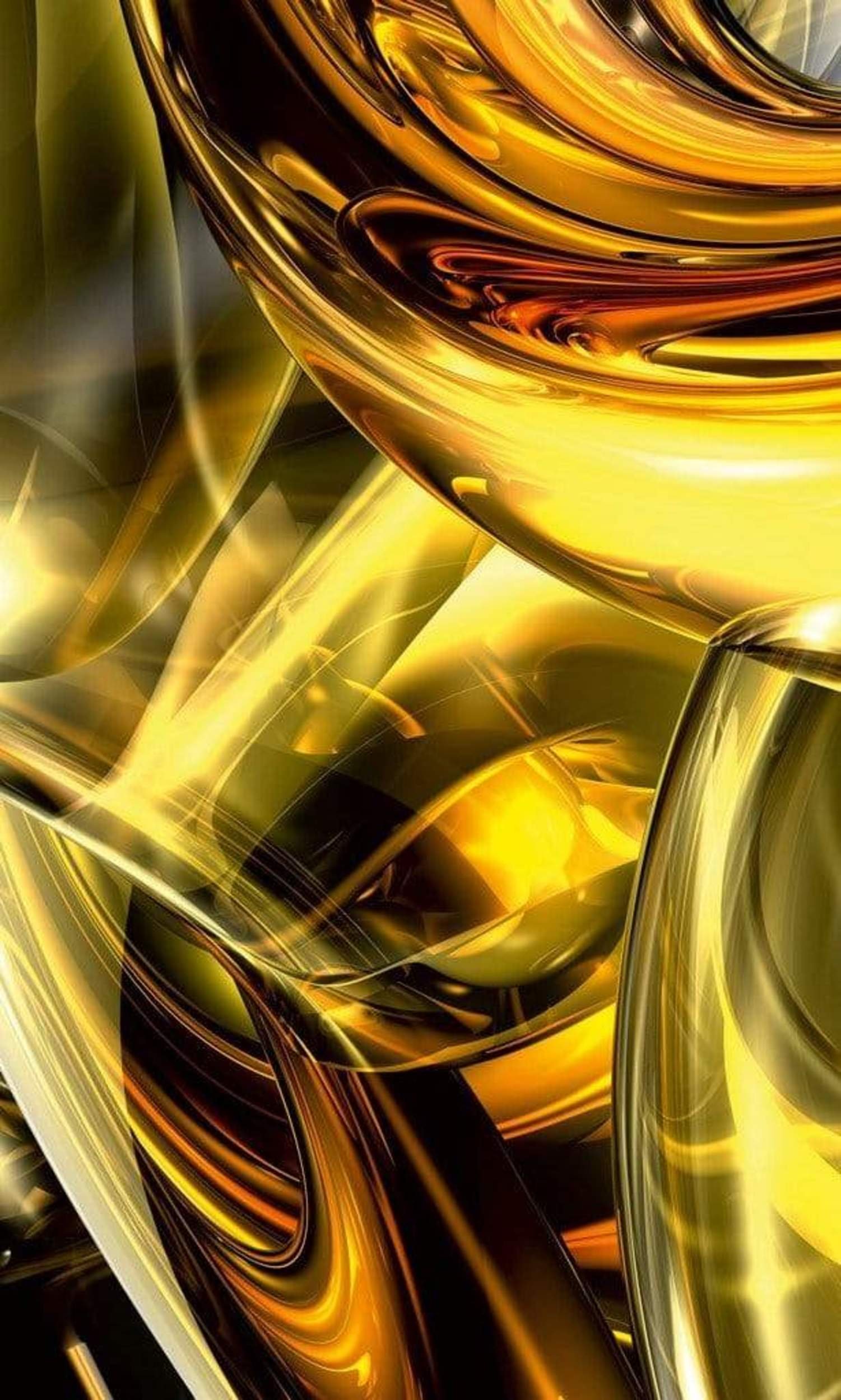 Fotobehang - Golden Wires 150x250cm - Vliesbehang 1 Fotobehang - Golden Wires 150x250cm - Vliesbehang