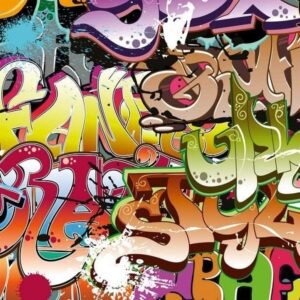 Fotobehang - Graffiti Art 150x250cm - Vliesbehang