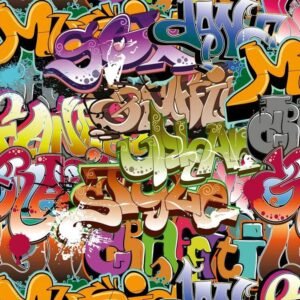 Fotobehang - Graffiti Art 225x250cm - Vliesbehang