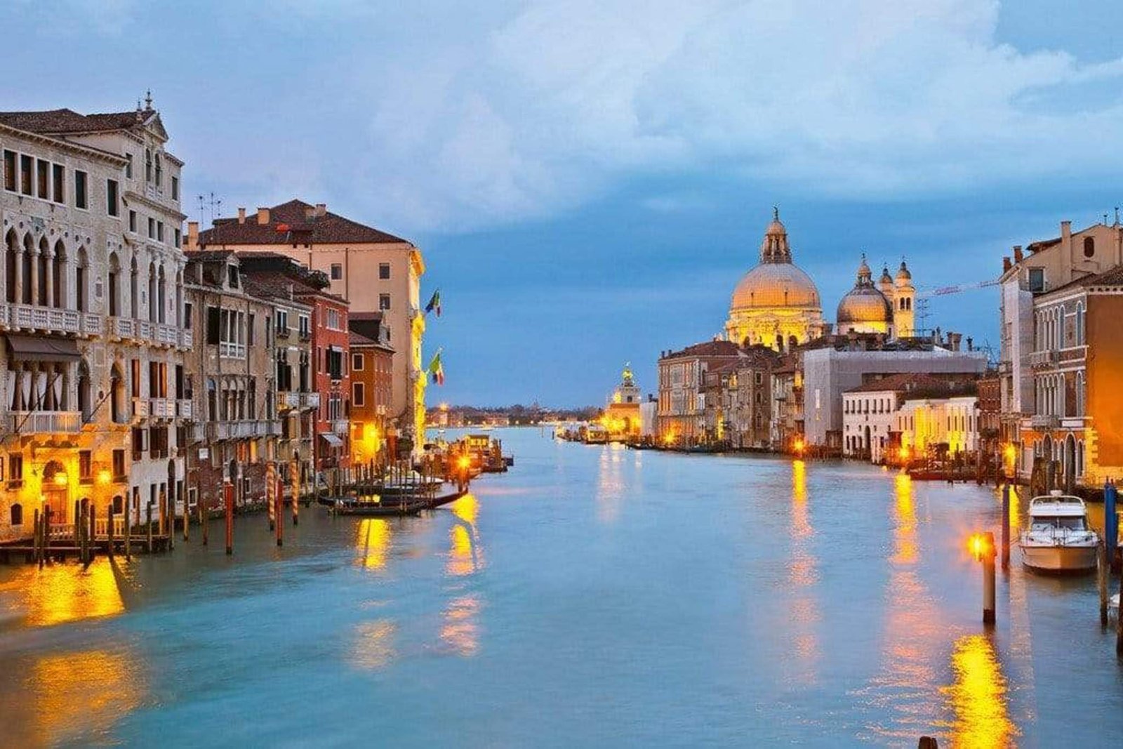 Fotobehang - Grand Canal 375x250cm - Vliesbehang 1 Fotobehang - Grand Canal 375x250cm - Vliesbehang