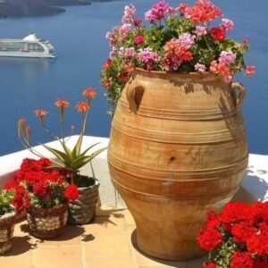 Fotobehang - Greece 150x250cm - Vliesbehang