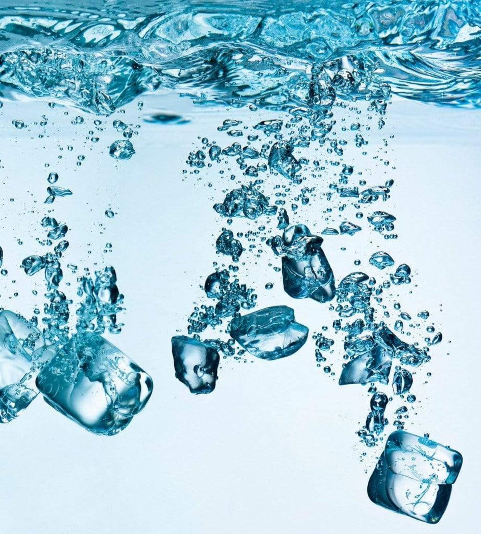 Fotobehang - Ice Cubes 225x250cm - Vliesbehang 1 Fotobehang - Ice Cubes 225x250cm - Vliesbehang