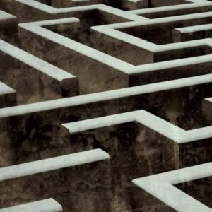 Fotobehang - Labyrinth 150x250cm - Vliesbehang
