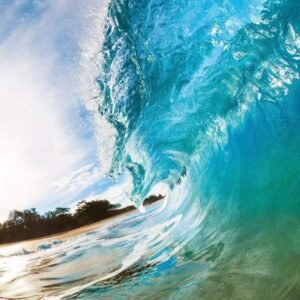 Fotobehang - Ocean Wave 375x250cm - Vliesbehang