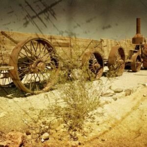 Fotobehang - Old Wagon 375x250cm - Vliesbehang