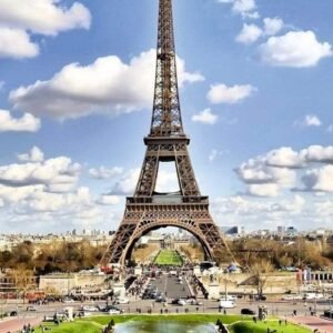 Fotobehang - Paris 150x250cm - Vliesbehang